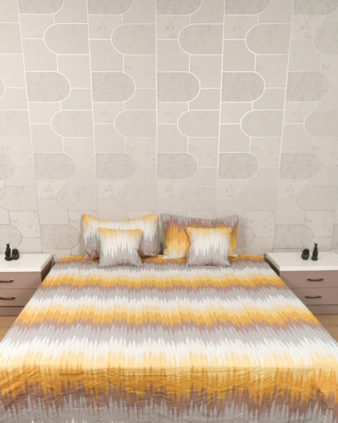 Baby Breath - KING SIZE 5PCS BEDSET (Sunset)