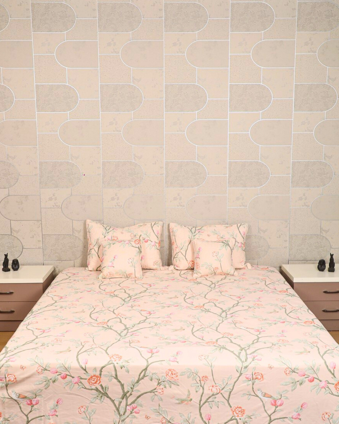 Baby Breath - KING SIZE 5PCS BEDSET ( Branches and Bird)