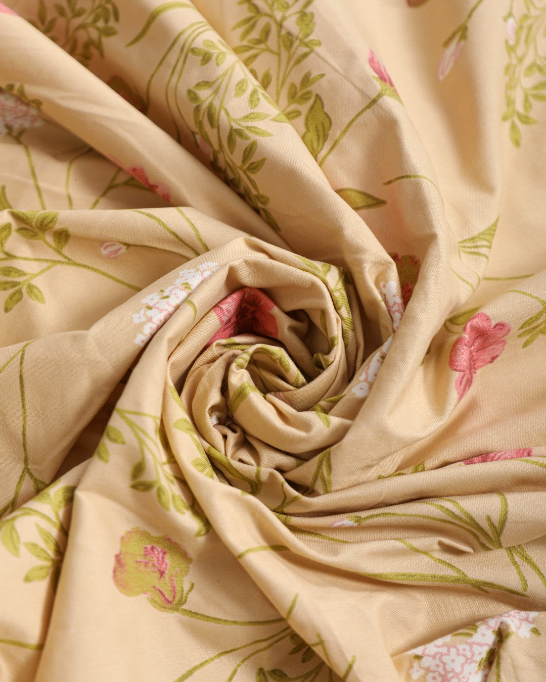 Baby Breath - KING SIZE 5PCS BEDSET (Cream Floral)
