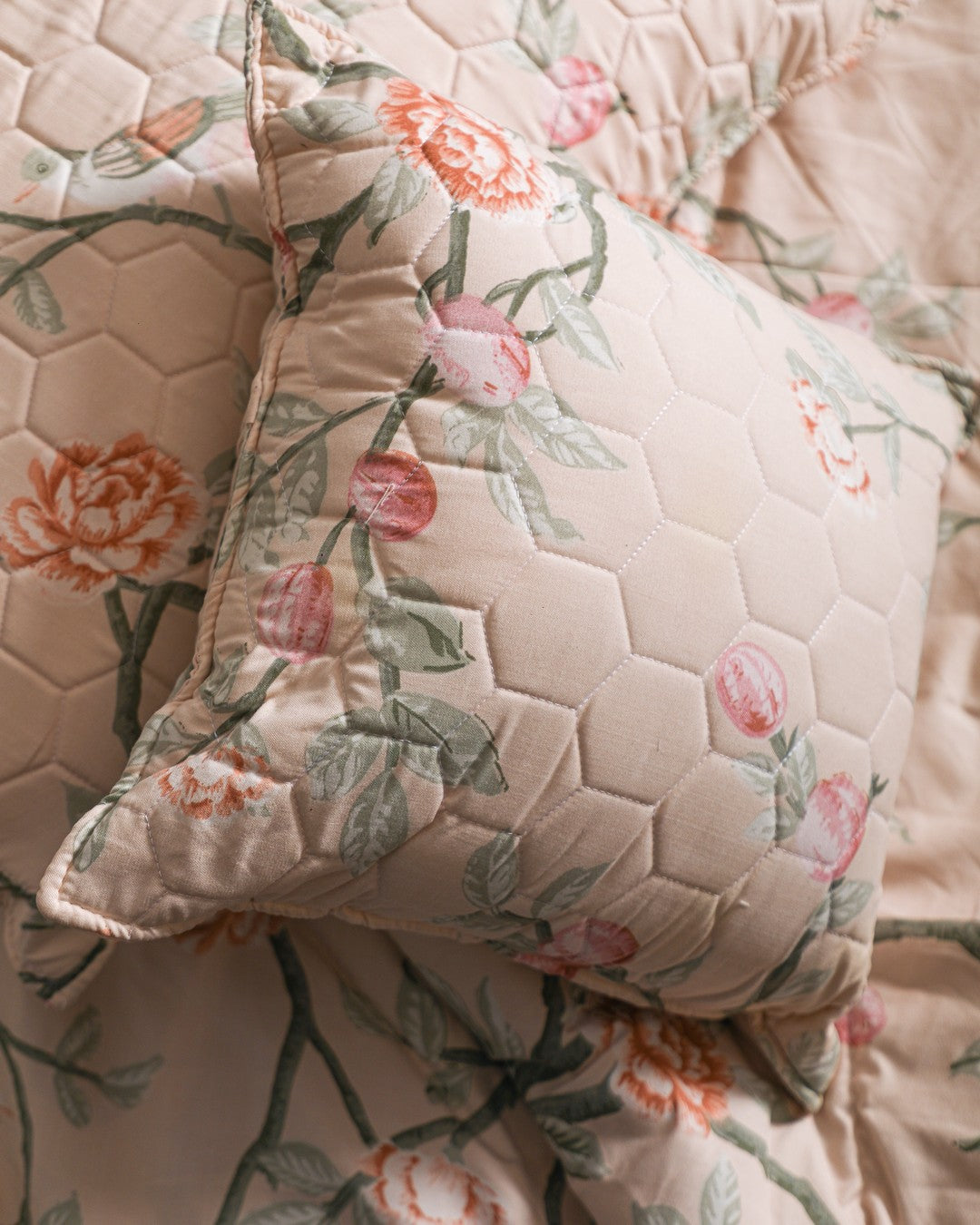 Baby Breath - KING SIZE 5PCS BEDSET ( Branches and Bird)