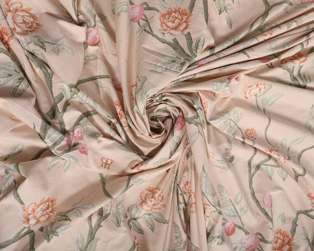 MARIGOLD - 6 Pc Bedset | Bedsheet, Comforter, Pillow Cover & Cushions (Birds on Branches)