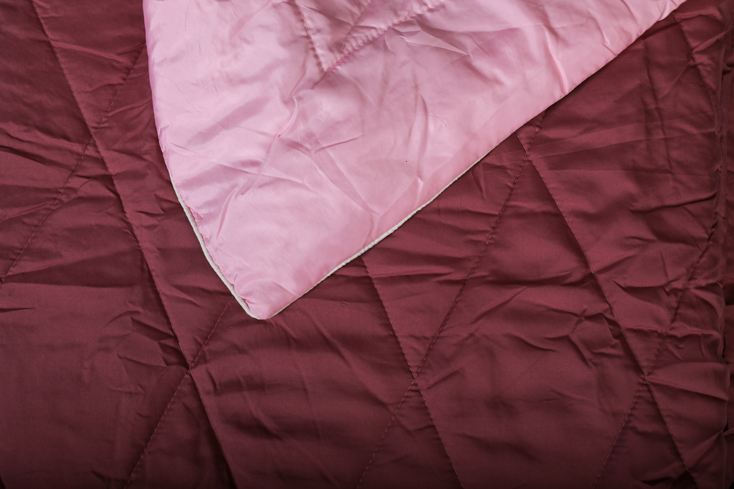 Fountain Grasses - SINGLE BED REVERSIBLE COMFORTER (Mauve Pink)