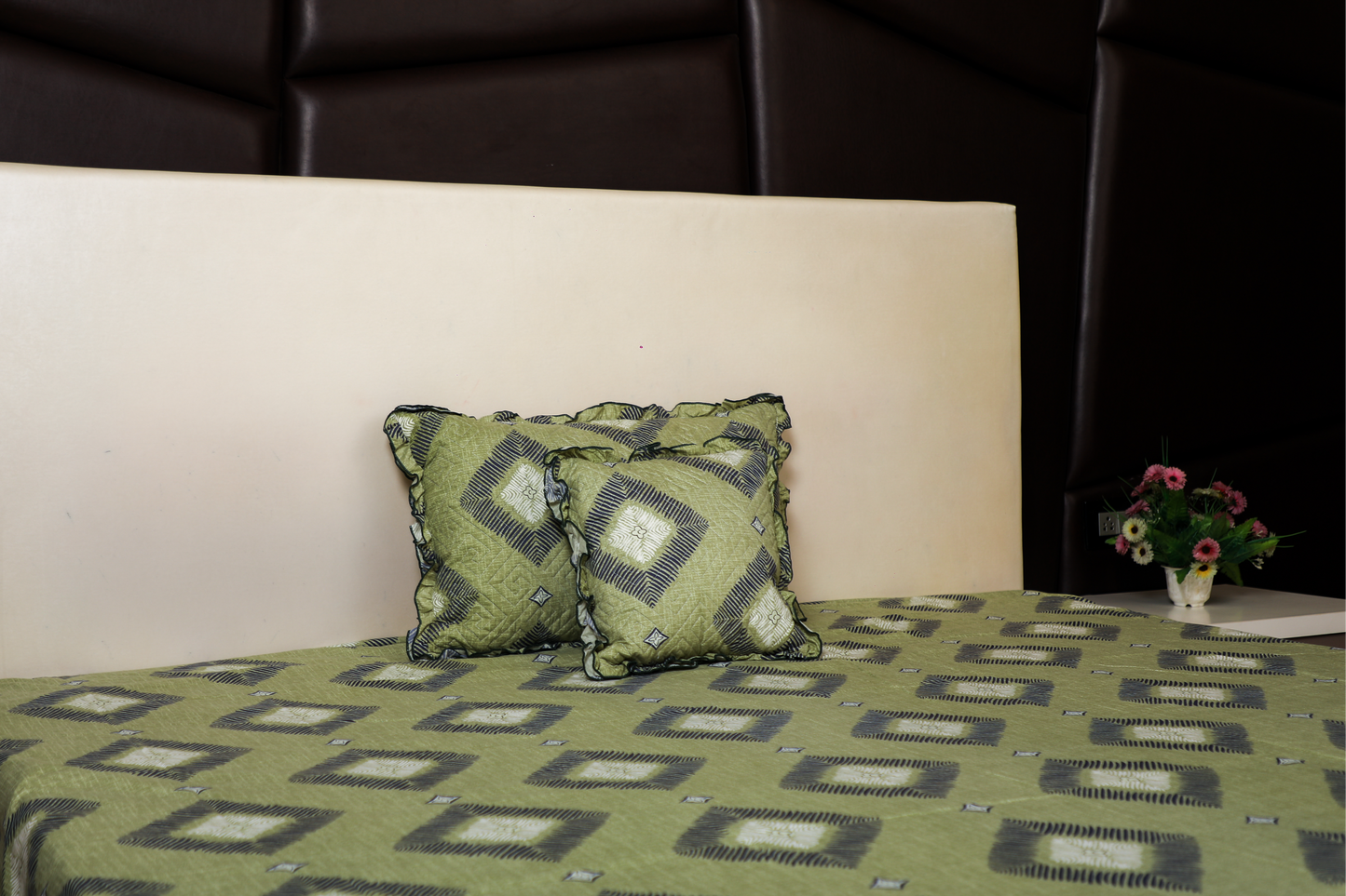 Baby Breath - SINGLE BED 3PCS BED SET (Rhombus)