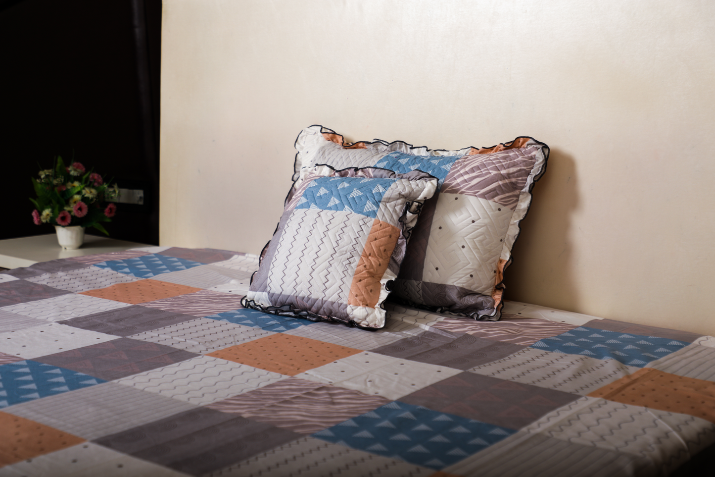 Baby Breath - SINGLE BED 3PCS BED SET (4 Square)