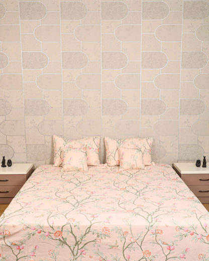 Baby Breath - KING SIZE 5PCS BEDSET ( Branches and Bird)