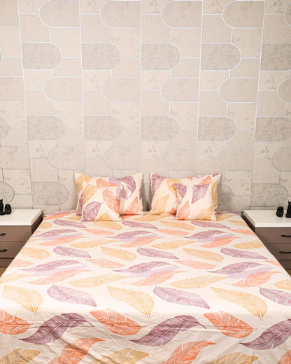 Baby Breath - KING SIZE 5PCS BEDSET (Big Leaf)