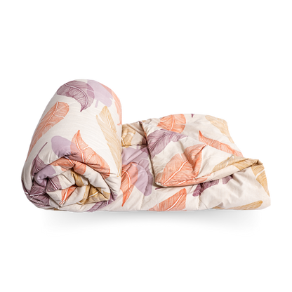 Fountain Grasses - DOUBLE BED REVERSIBLE COMFORTER (Big leaf)