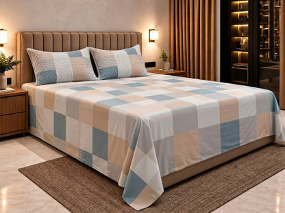 Sandy Horizon King Size Bedsheet (108x108)