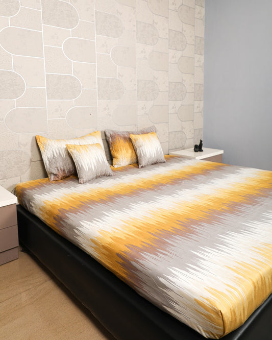 Baby Breath - KING SIZE 5PCS BEDSET (Sunset)