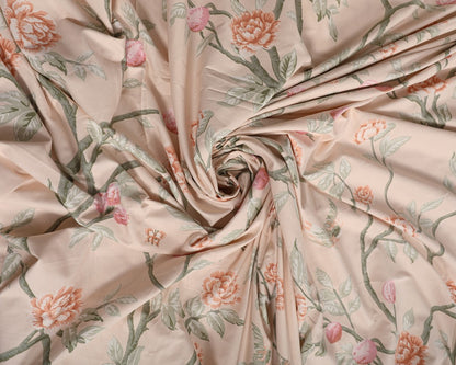 MARIGOLD - 6 Pc Bedset | Bedsheet, Comforter, Pillow Cover & Cushions (Birds on Branches)