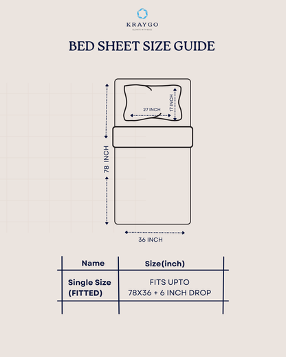 Velcro - FITTED SINGLE BEDSHEET (Yellow)