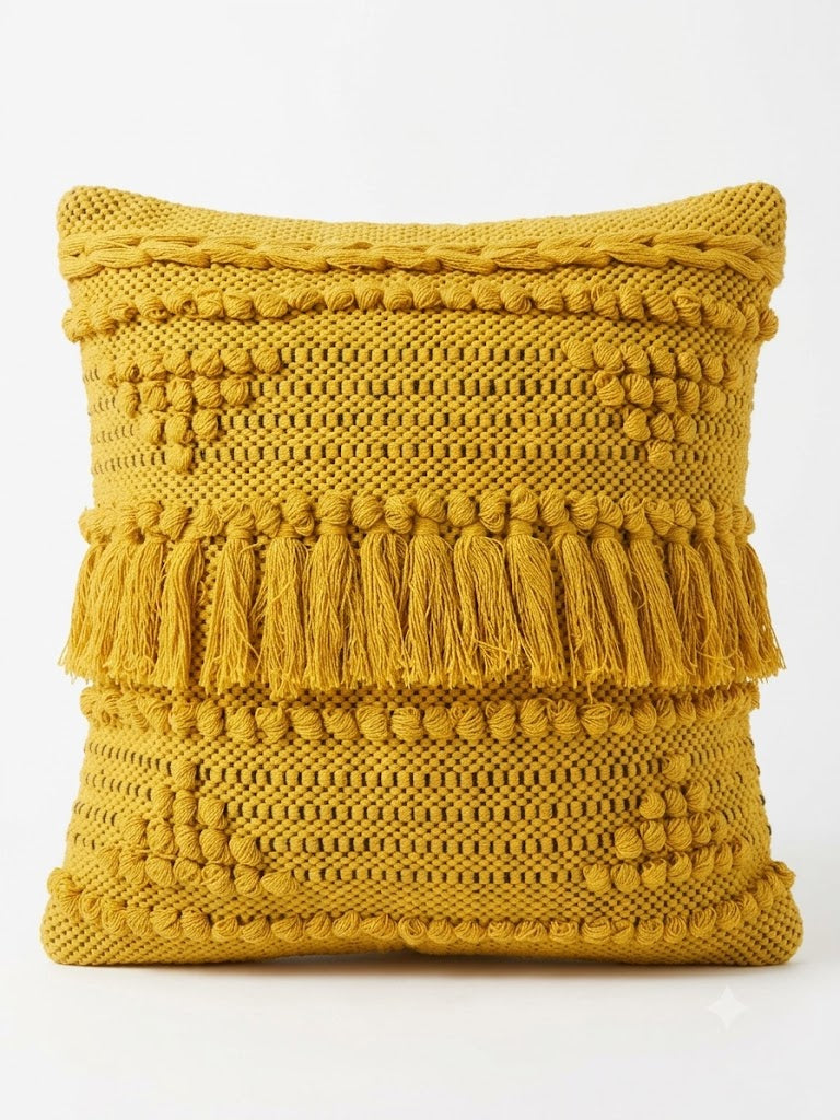 Cushion Cover Set | Mustard Pitloom