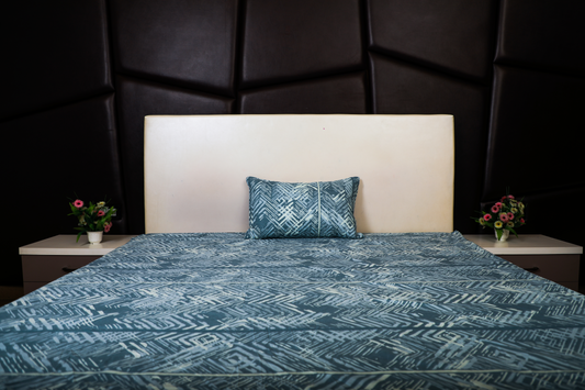 Velcro -  FITTED SINGLE BED SHEET (Turquoise Blue)