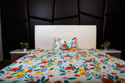 Velcro - FITTED SINGLE BEDSHEET (Multi Floral )