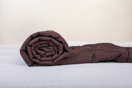 Fountain Grasses - SINGLE BED REVERSIBLE COMFORTER (Brown Cream)