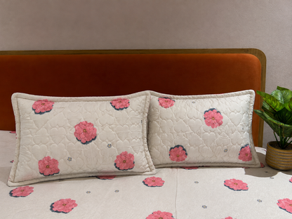 Rose Charm King Size Bedsheet (108x108)