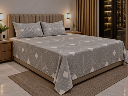 Diamond King Size Bedsheet (108x108)