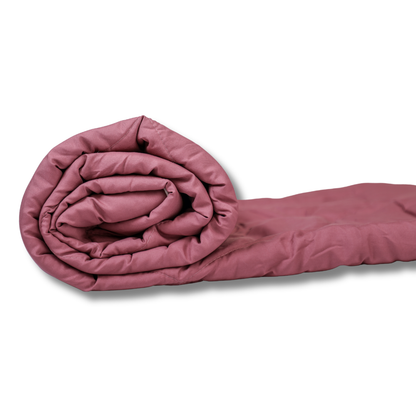 Fountain Grasses - SINGLE BED REVERSIBLE COMFORTER (Coral Pink)