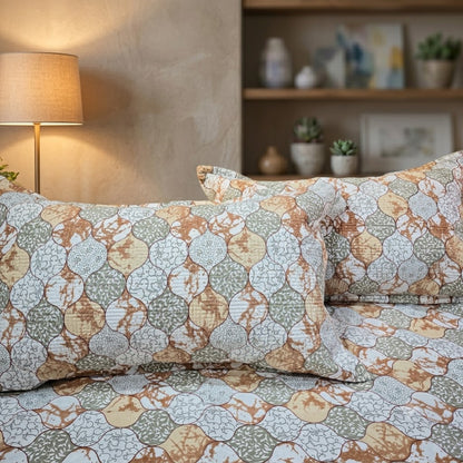 Amber Pebble Double Bed Bedsheet (90x100)