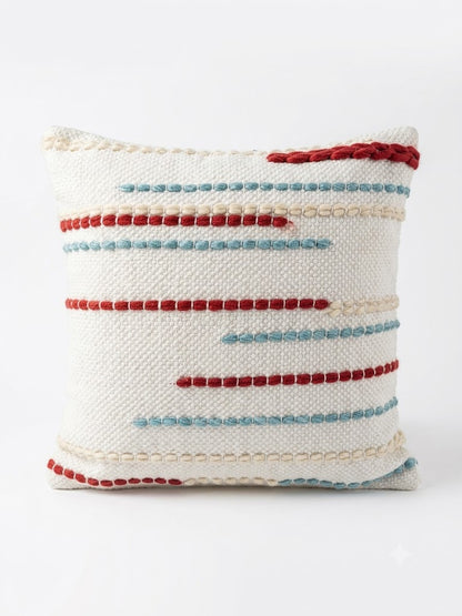 Cushion Cover Set | Line in White