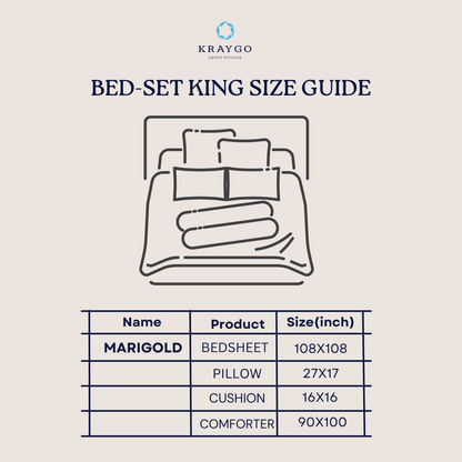 Kraygo bed-set king size guide for heritage stripes 6 pc bedset
